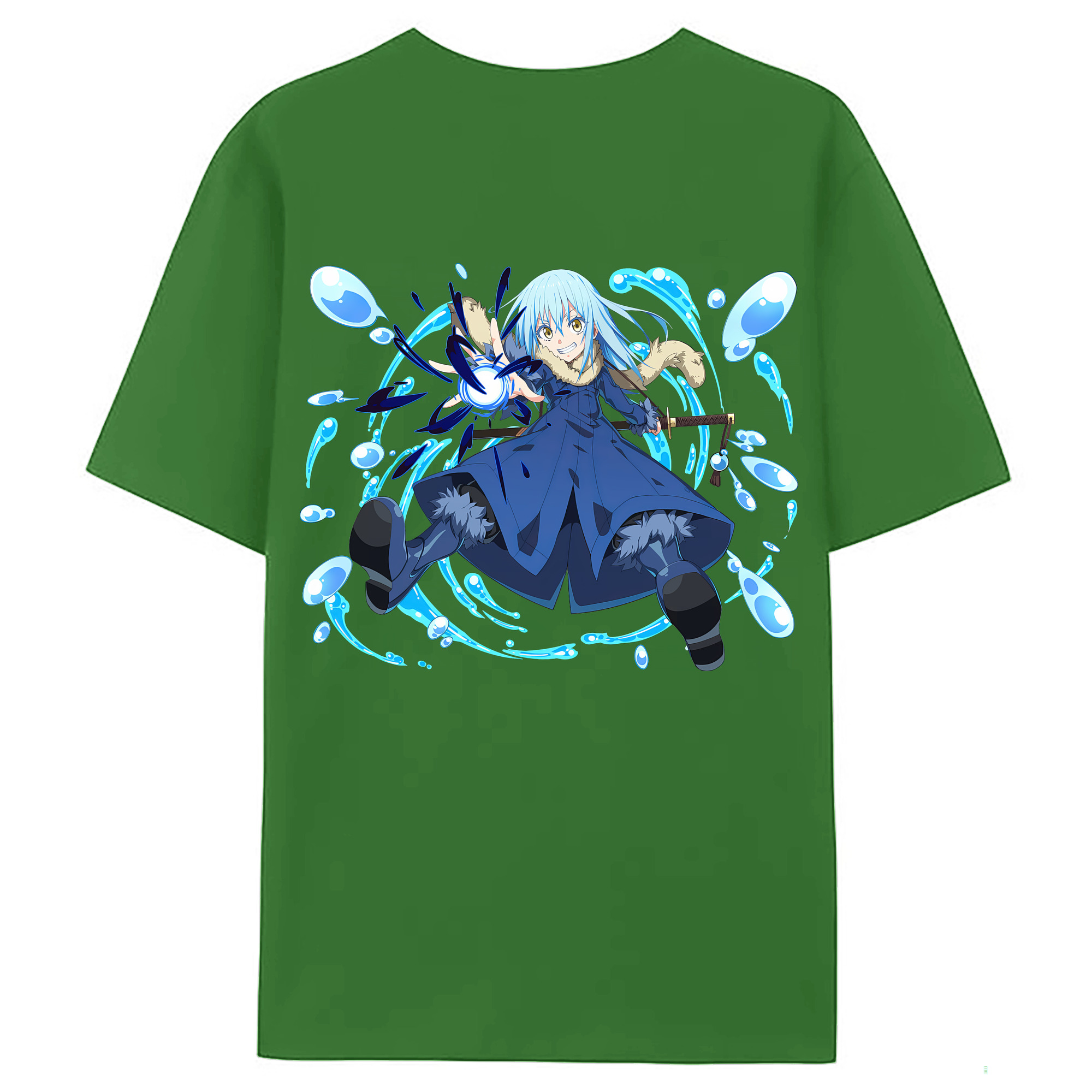 （画像用） 転スラ Regarding Reincarnated to Slime レディース半袖Tシャツ(バックプリント)
